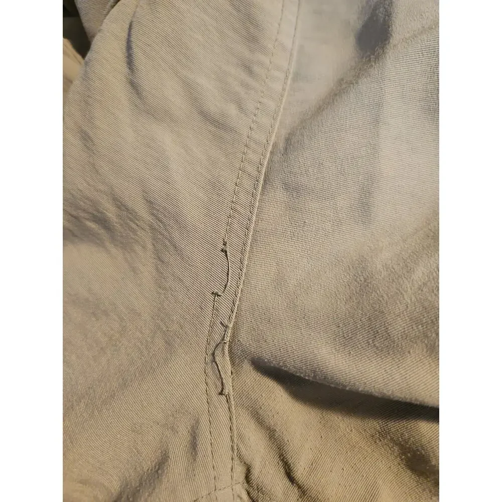 The North Face Pants Convertible Mens Large Beige Tan Cargo Outdoor Hiking Belt